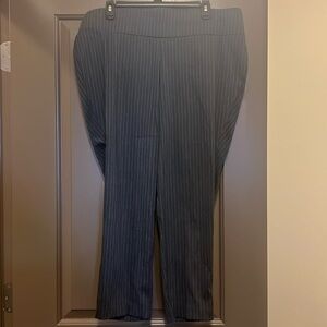Pin striped capri dress pants